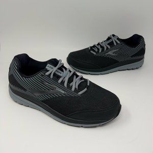 Brooks Mens Addiction Walker Shoes Black Suede 1103192E083 Lace Up 12 2E New